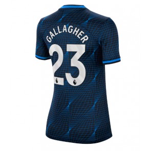 Chelsea Conor Gallagher #23 Replika Udebanetrøje Dame 2023-24 Kortærmet